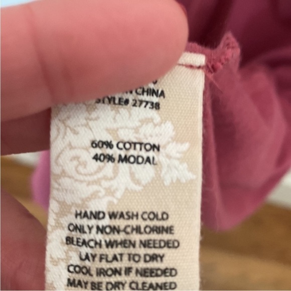 Women's Long Deep Pink Maxi Dress Pockets Size XS Fits XS to Medium - Picture 6 of 10